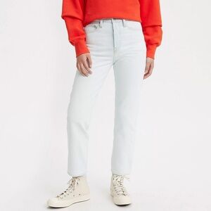 Levis 'Wedgie Straight' Ladies Button Fly Stretch Denim Jeans - Size 31. NWT​